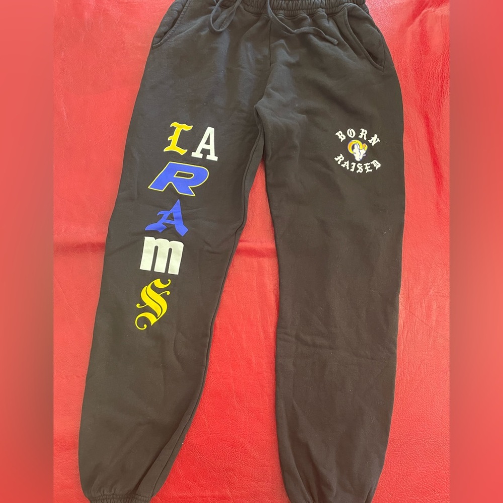 LA Rams x Born x Raised sweatpants. NWOT